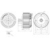 Brushless DC motor 5 kW Air cooling