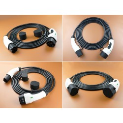 32A Single Phase Type 2 EV Charging Cable  With 5 Meters Black Cable