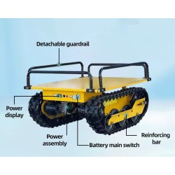 Electric tractor remote control crawler