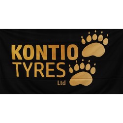 1,5m x 3m Kontio Tyres banderolli