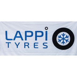 1,5m x 3m Lappi Tyres banderolli